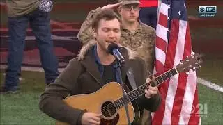 Jaguars@Patriots National Anthem for AFC Championship