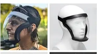 Защитный лицевой щиток для шлема, защитный козырек для промышленной безопасности, полнолицевая за...