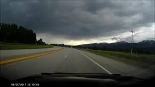 Highway 93 South - Time Lapse 8X - Missoula To Hamilton Montana