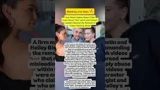 Selena Gomez Reaction to Video Removal Demand Alleging Abuse Justin Bieber#justinbieber #selenagomez