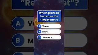 Which Planet Is Called the Red Planet? 🌍| Trivia Quiz Challenge #shorts #quiz #brainteaser #cyborg