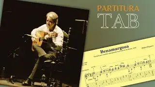 Benamargosa - Rafael Riqueni - FANTASÍA (partitura/TAB) 🎼