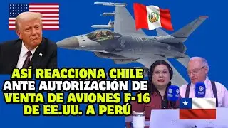 &iexcl;Chile preocupado por autorizaci&oacute;n de venta de aviones F16 de EEUU a Per&uacute;!