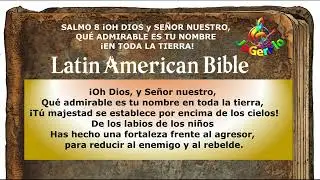 SALMO 8 OH DIOS QUE ADMIRABLE ES TU NOMBRE EN TODA LA TIERRA. Autoría de L&M Cristo y JoGerFlo