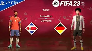 FIFA 23 - Costa Rica vs Germany - Qatar World Cup 2022 Group Stage Match | PS5&trade; [4K60]
