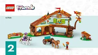 LEGO instructions - LEGO Friends - 41745 - Autumn's Stable (Book 2)