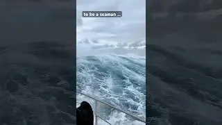 To Be a Seaman. Seaman Life #sea #seaman #sealife #stormyocean #seaadventure #shipping #seamanlife