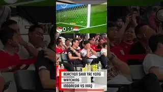 EX Coach Shin Tae Yong React watching Indonesia Vs Iraq #indonesiavsirak #timnas#shintaeyong #pssi