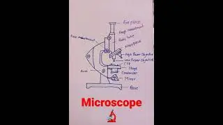Easy Microscope Drawing...........#short