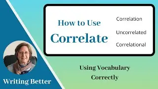 Improve your Vocabulary: Correlate