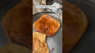 Mathura&rsquo;s Viral Desi Ghee Parantha 😱🔥 #shorts #youtubeshorts #viral #streetfood