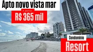 CONDOMÍNIO RESORT FRENTE MAR em Mongaguá 😍 | Lazer COMPLETO + Unidades a partir de R$ 365 mil