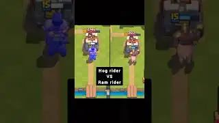 Hog rider VS Ram rider #shorts#short#clashroyale#viral#hogrider#vs#ramrider#youtubeshorts