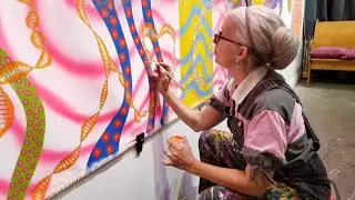 In the Studio with American Artist Nancy Good, Las Vegas, NV, August 13, 2025