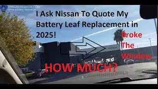 I Ask Nissan To Replace My Leaf Battery! (Broke The Window) 