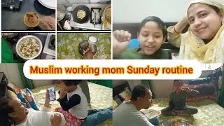 sunday routine of muslim working mom.cook Biryani for husband's friends.ar ap k sath thori chit chat