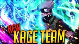 ** My NEW Crazy FIVE KAGE LEAGUE Team ** | Naruto Ultimate Ninja Blazing