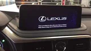 LEXUS RX 350 2020 navigation screen forward and Reverse gear camera view