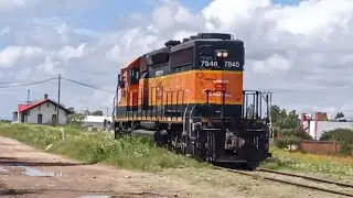 LFCD: Solitaria EMD SD40-2 en turno a estaci&oacute;n La Goma.