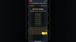 Binance Wodl 3 letter word Theme: ETH Merge