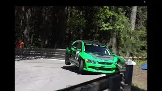 CRASH - Mitsubishi Lancer Evo 9 - Ivo Holán - Ústecká 21, memoriál Miroslava Urbana 2017 - Ústí n O.