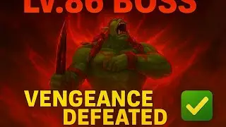 Solo Leveling: Beating the LV.86 Vengeance Boss (Perfect Clear!)