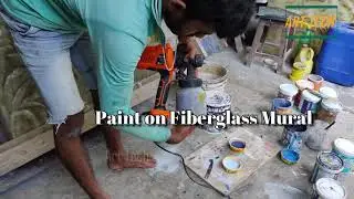 Painting on Fiberglass Mural Shorts