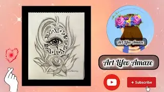 How to draw a beautiful deep meaning drawing with pencil ✍️ //step by step//for beginners✨