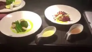 Asparagus dish at QT Canberra