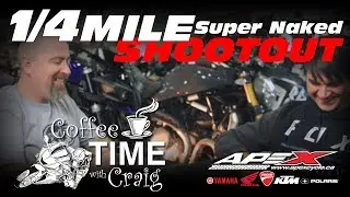 Super-Naked Chat - Comparing Ducati, KTM, and Yamaha at the 'Strip!