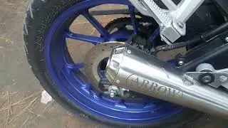 Tes suara knalpot Arrow di motor R15 V3 155 CC