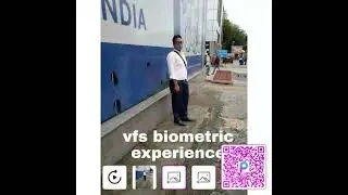 #vfs application centre #new#delhi#wrok visa # biometric experience