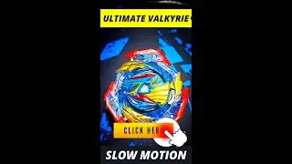 Ultimate Valkyrie Slo-Mo  #beyblade #beybladeburst #ultimatevalkyrie #short #shorts