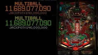 Attack from Mars (Bally 1995) DMD Colour Test
