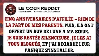 Cinq anniversaires d'affilée — rien de la part de mes parents. Puis, ils ont offert un SUV...