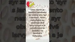 Vedeli ste? 🧀 Casu Marzu: Sard&iacute;nsky Syr s Larvami #shorts