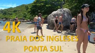 4K - FLORIANÓPOLIS - INGLESES - PONTA SUL - JANEIRO DE 2021 - EXCURSIÓN - WALKING BRAZIL - PLAYA