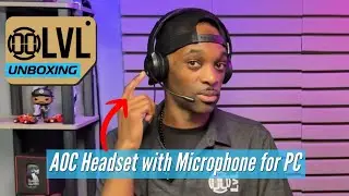 AOC Headset with Microphone for PC