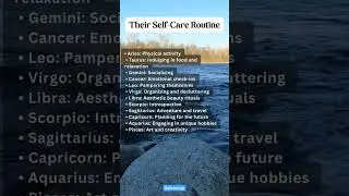 Their self care routine #selfcare#aquarius#libra#leo#taurus#zodiacsigns#capricorn#love#astrology