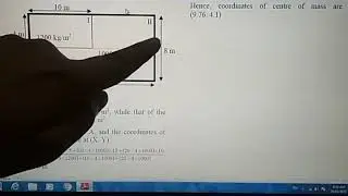 Centre of mass calculation