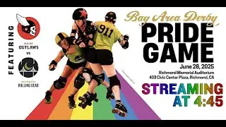 2025 Bay Area Derby PRIDE GAME // June 28, 2025 at 4:45 pm