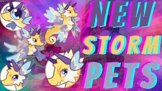 Prodigy Math Game | INSANE NEW Storm Pets in Prodigy! (Zing, Serrazap, and Sleipnir)