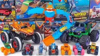Monster Jam Collection Unboxing Review | Monster Jam Grave Digger Trax Play Set