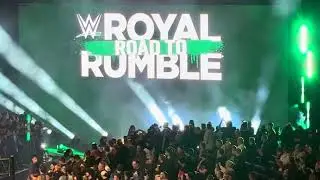 The Kabuki Warriors and Alexa Bliss entrances wwe Road to the Royal Rumble Glasgow 10/01/26