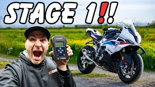 2025 S1000RR STAGE 1 BT MOTO VS STOCK TUNE (ROLL RACE)