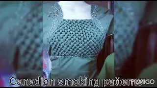 #canadian fabric smoking pattern # designed smoking dress patternp#diy