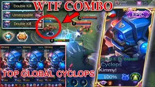Top Global Cyclops 2021, Epic Combo with Jawhead - Rank 10 Global | Gameplay Mobile Legends