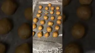 3-ingredient gingerbread truffles #shorts #recipe