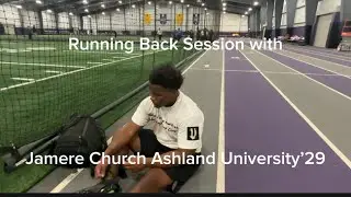College Running Back Training. Ashland University! #train #fitness #nfl #college #d2 #football #new 