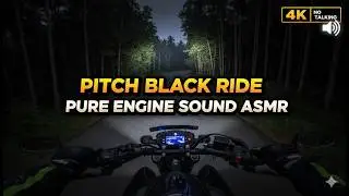 4K POV Motorcycle Ride | Pitch Black Kerala Ghats | Pure Engine Sound ASMR (No Talking) &bull; Part 2/5